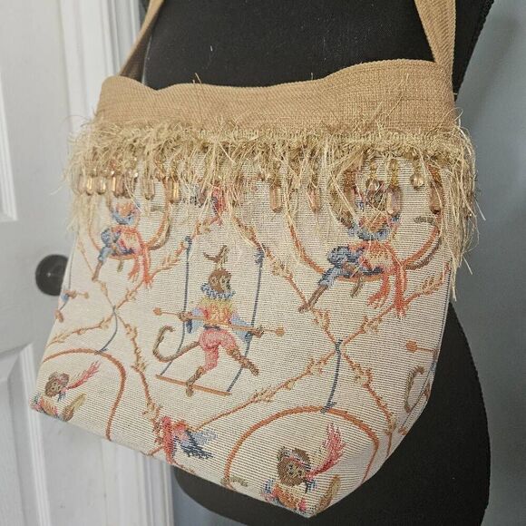 Vintage Circus Monkey purse - Picture 2 of 8